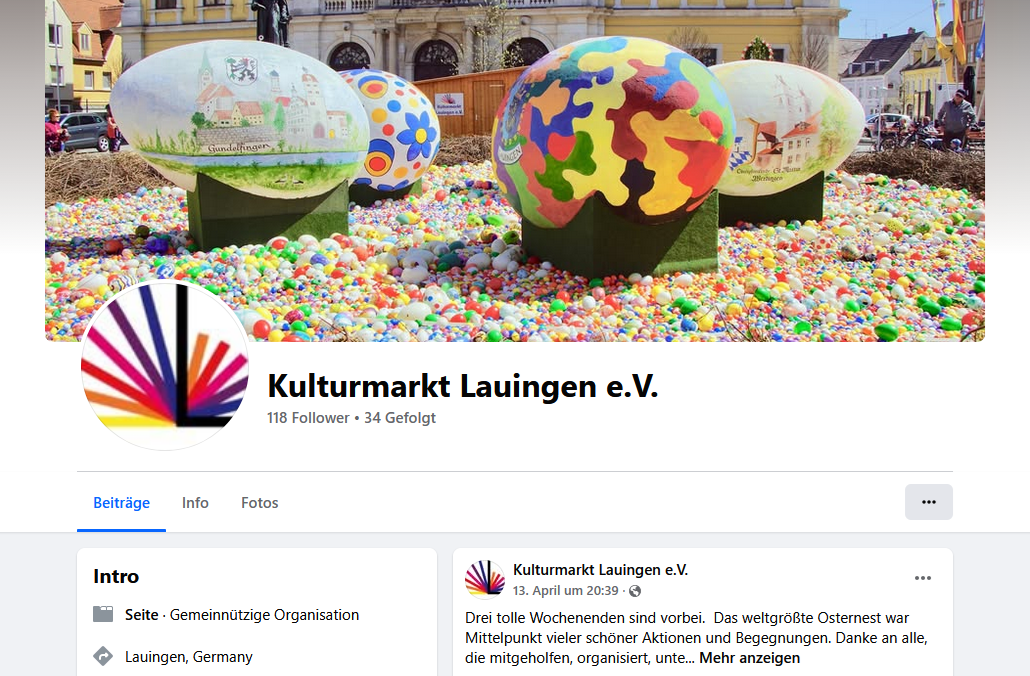 Wir sind auch bei Facebook